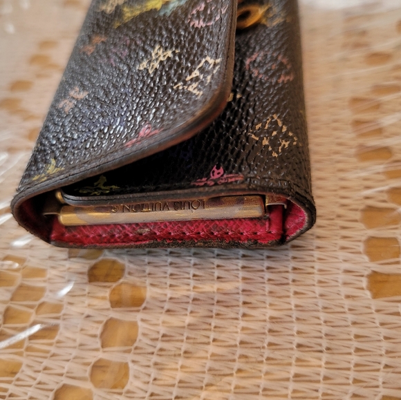 Auth 100% Louis Vuitton Monogram Multicolor Multicles 4 blk key - Picture 2 of 9